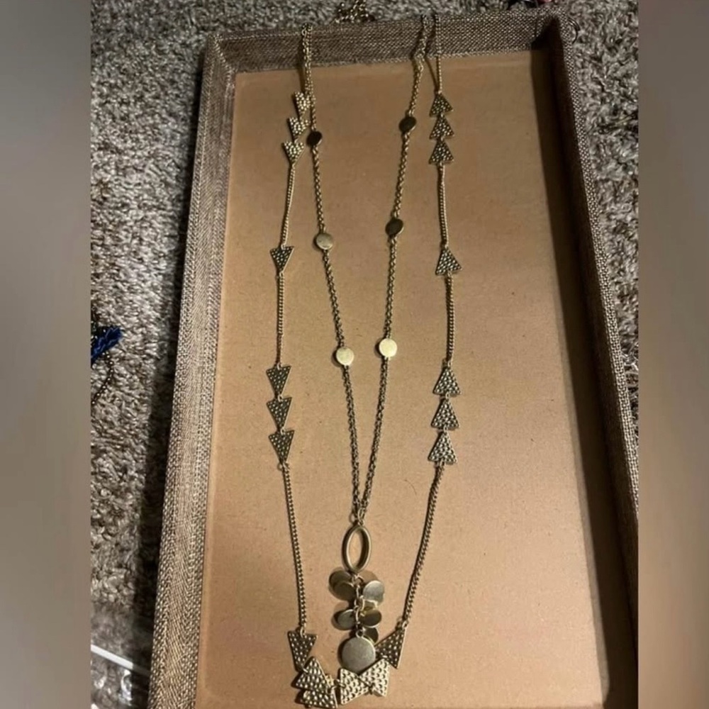 Premier Designs Gold-Tone Layered Necklace